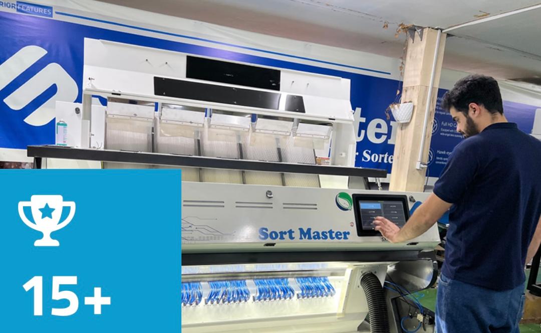 سورتینگ لیزر و بوجار جو و حبوبات کار ماشین به مدیریت مهدی ساعدی در اردبیل